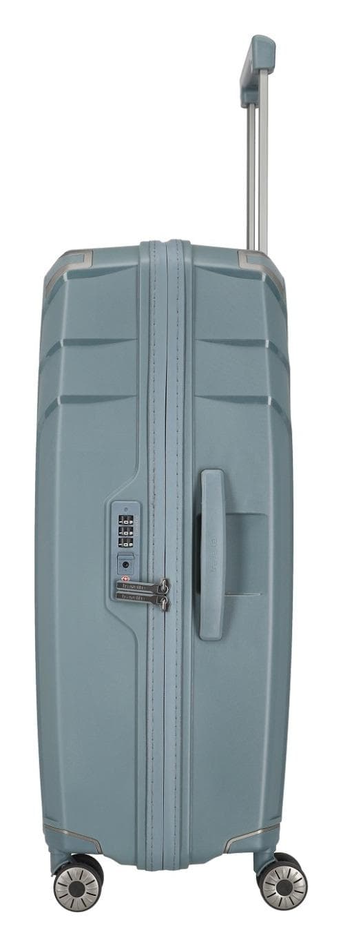 Velký skořepinový kufr na kolečkách Travelite Elvaa 4w L Blue/grey 3
