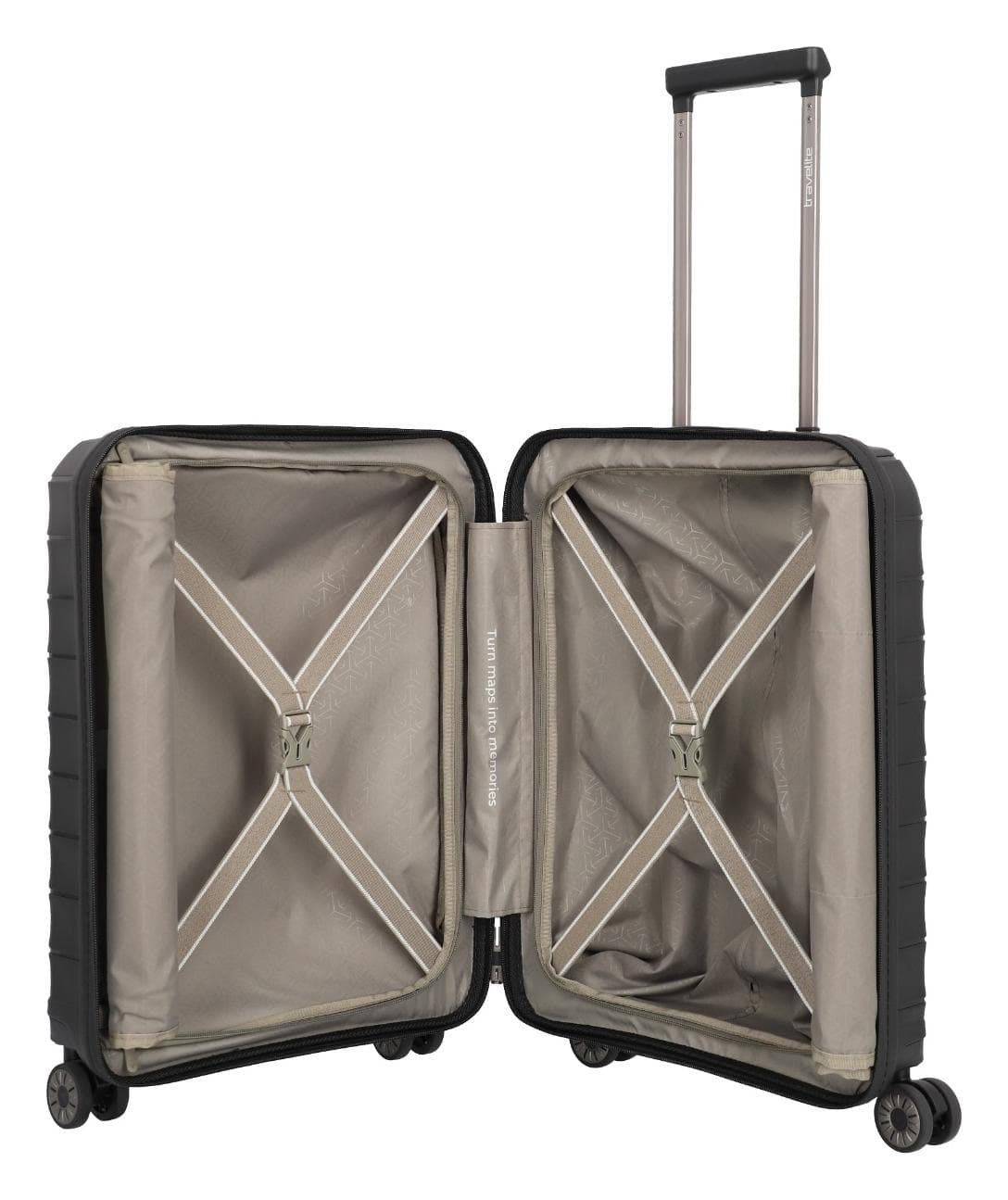Sada cestovních kufrů Travelite Mooby S,M,L Front pocket Black 4