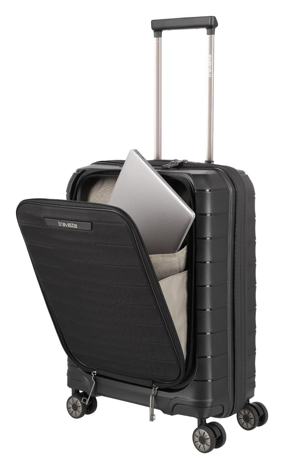 Sada cestovních kufrů Travelite Mooby S,M,L Front pocket Black 5