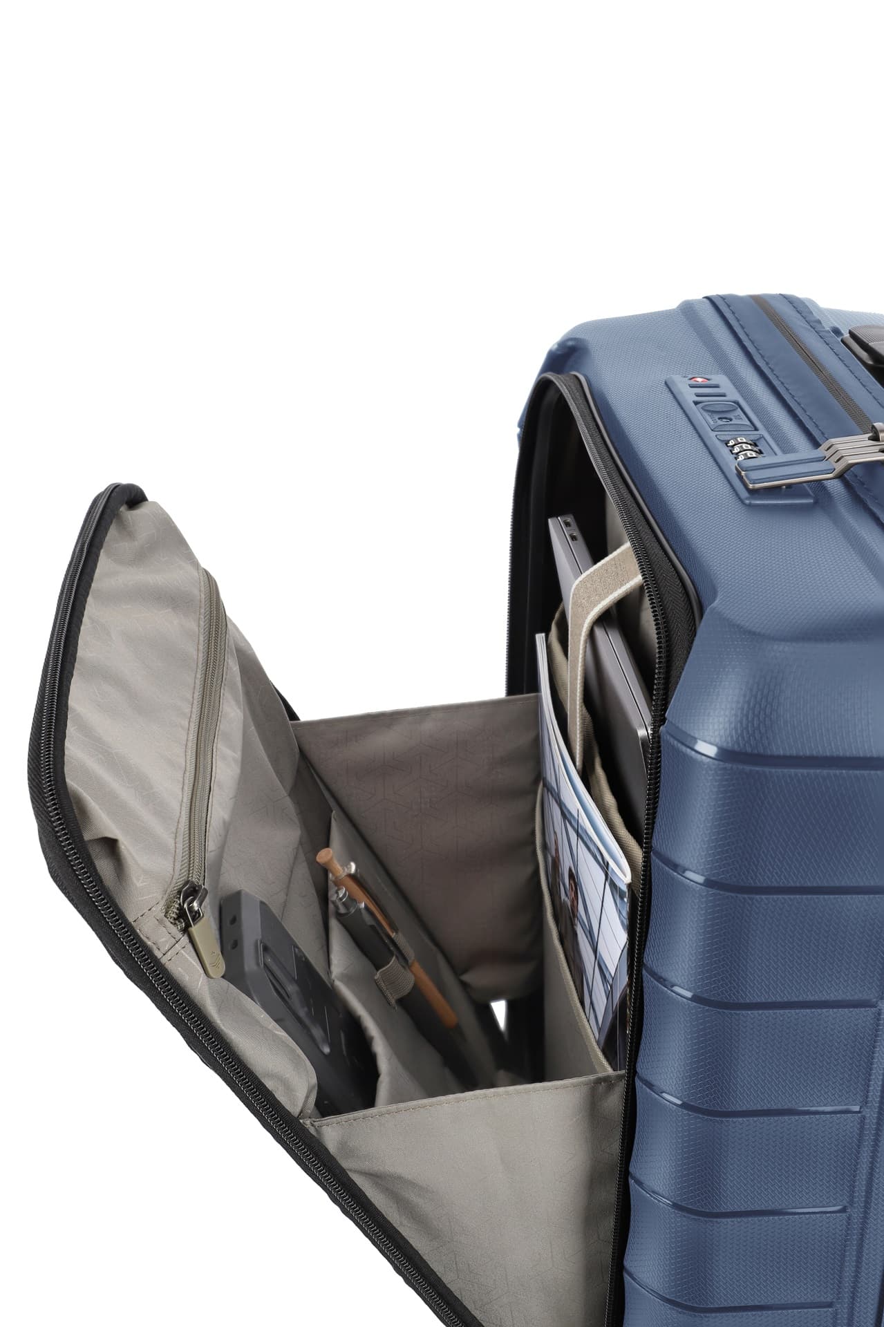 Kufr do letadla Travelite Mooby S Front pocket Navy 5