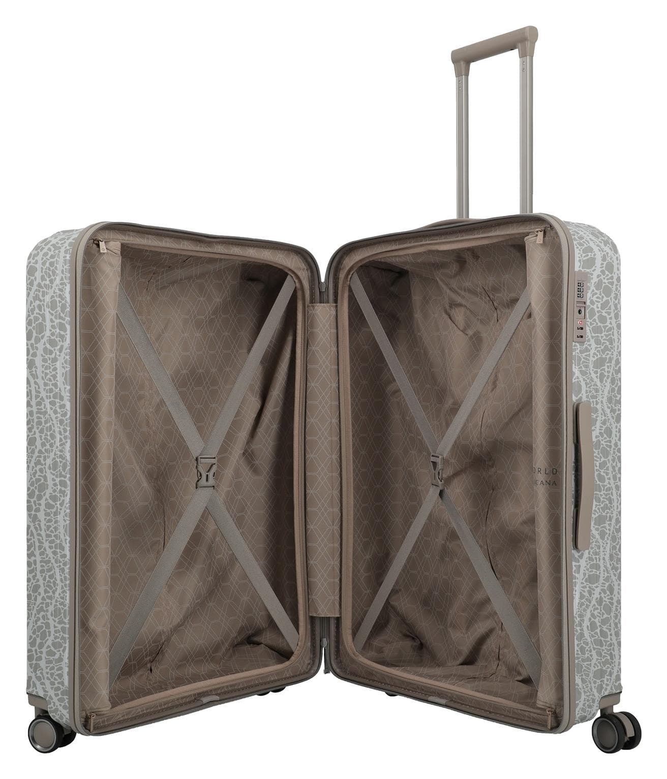 Velký skořepinový kufr Travelite Lascana Edition L Champagne 6
