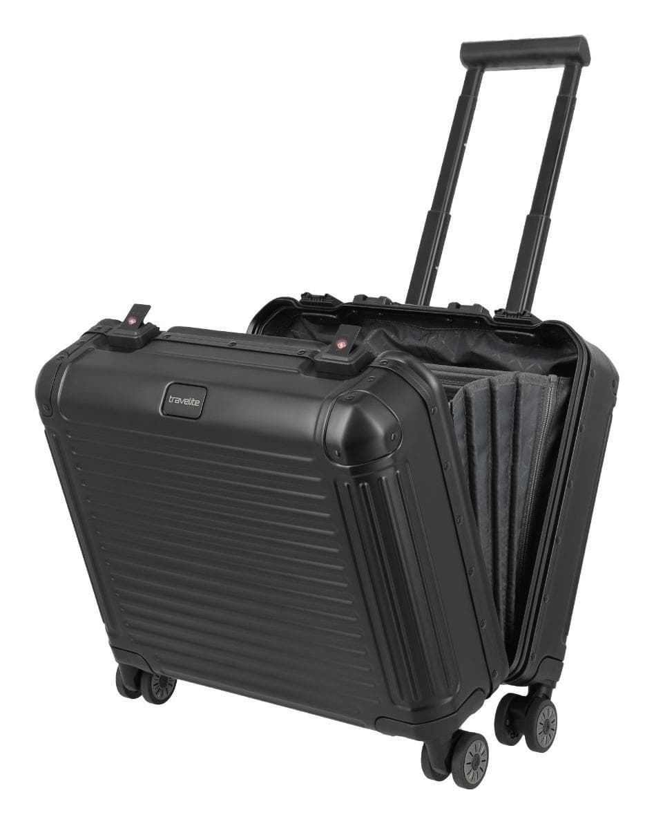 Palubní kufr na notebook Travelite Next Business wheeler 4w Black 2