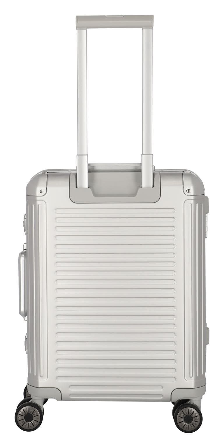 Hliníkový kufr Travelite Next 2.0 S Front pocket Silver 4