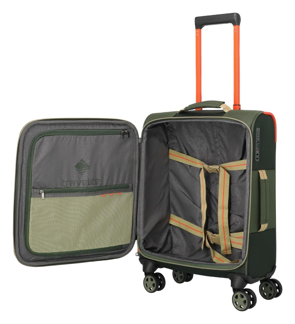 Textilní palubní kufr Travelite Color Craze S Olive 6