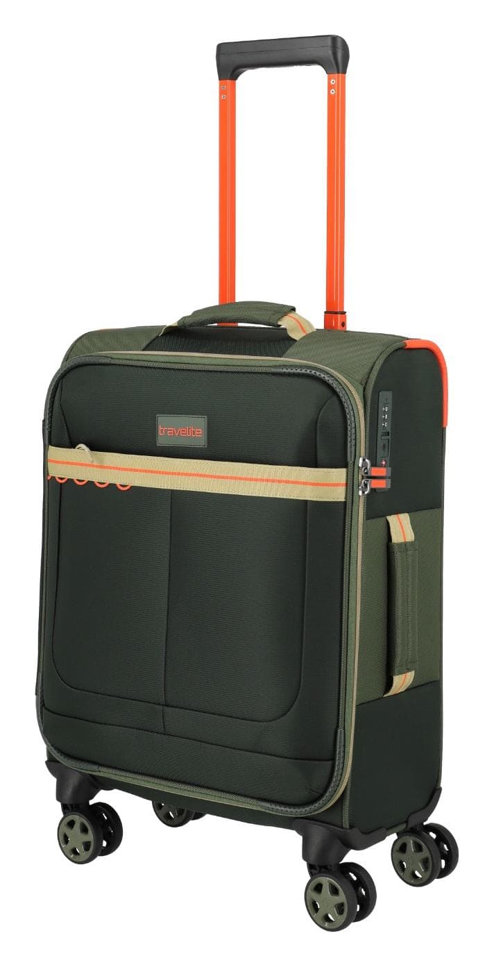 Textilní palubní kufr Travelite Color Craze S Olive 2