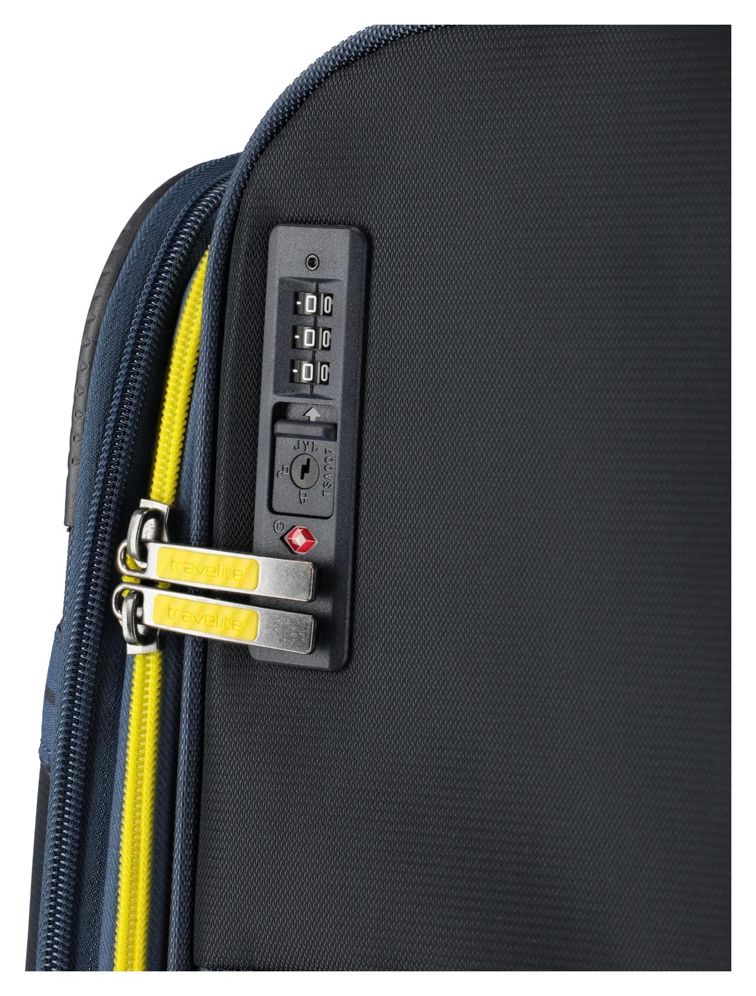 Střední textilní kufr Travelite Color Craze M Navy 3