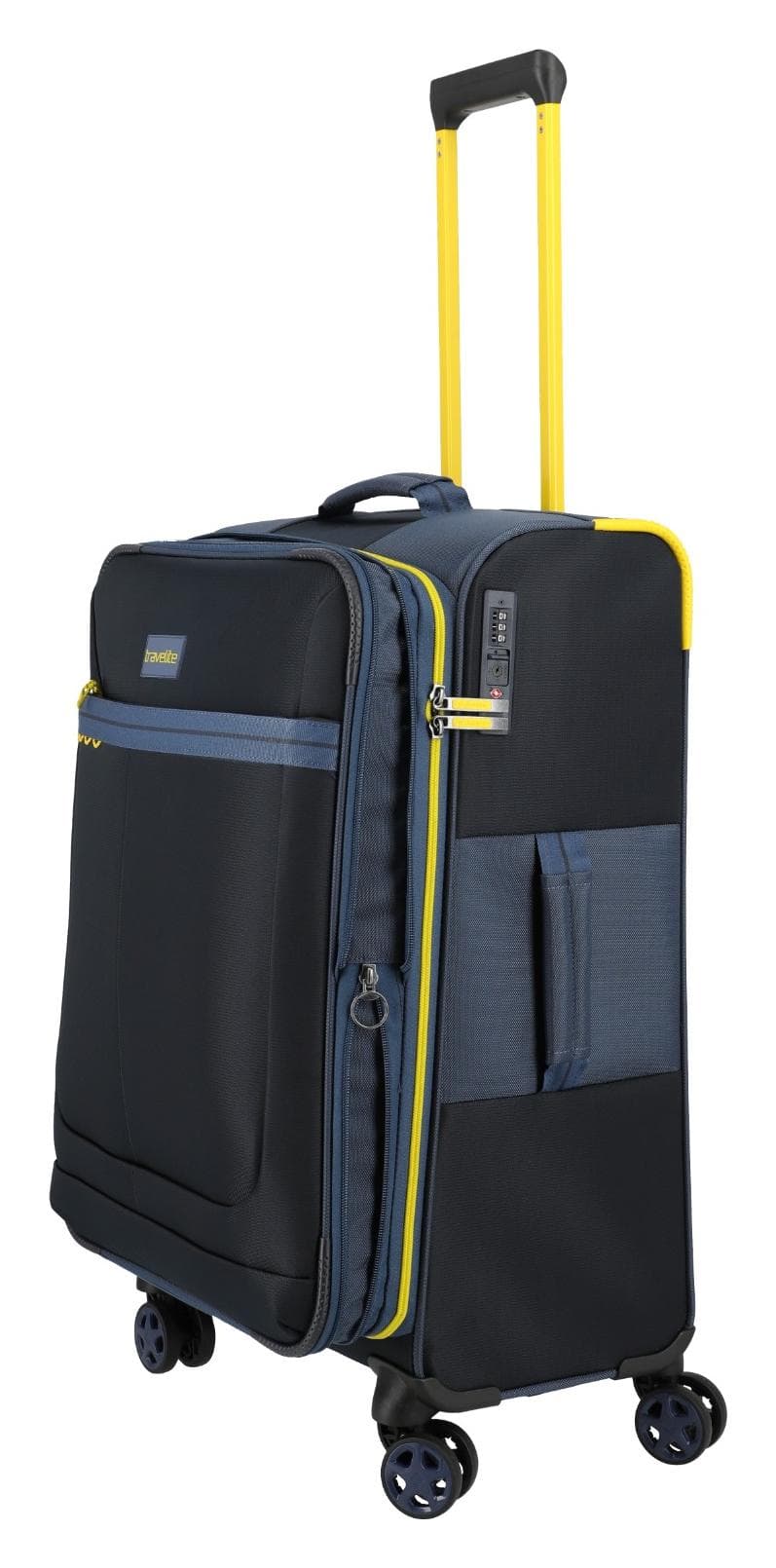 Střední textilní kufr Travelite Color Craze M Navy 5