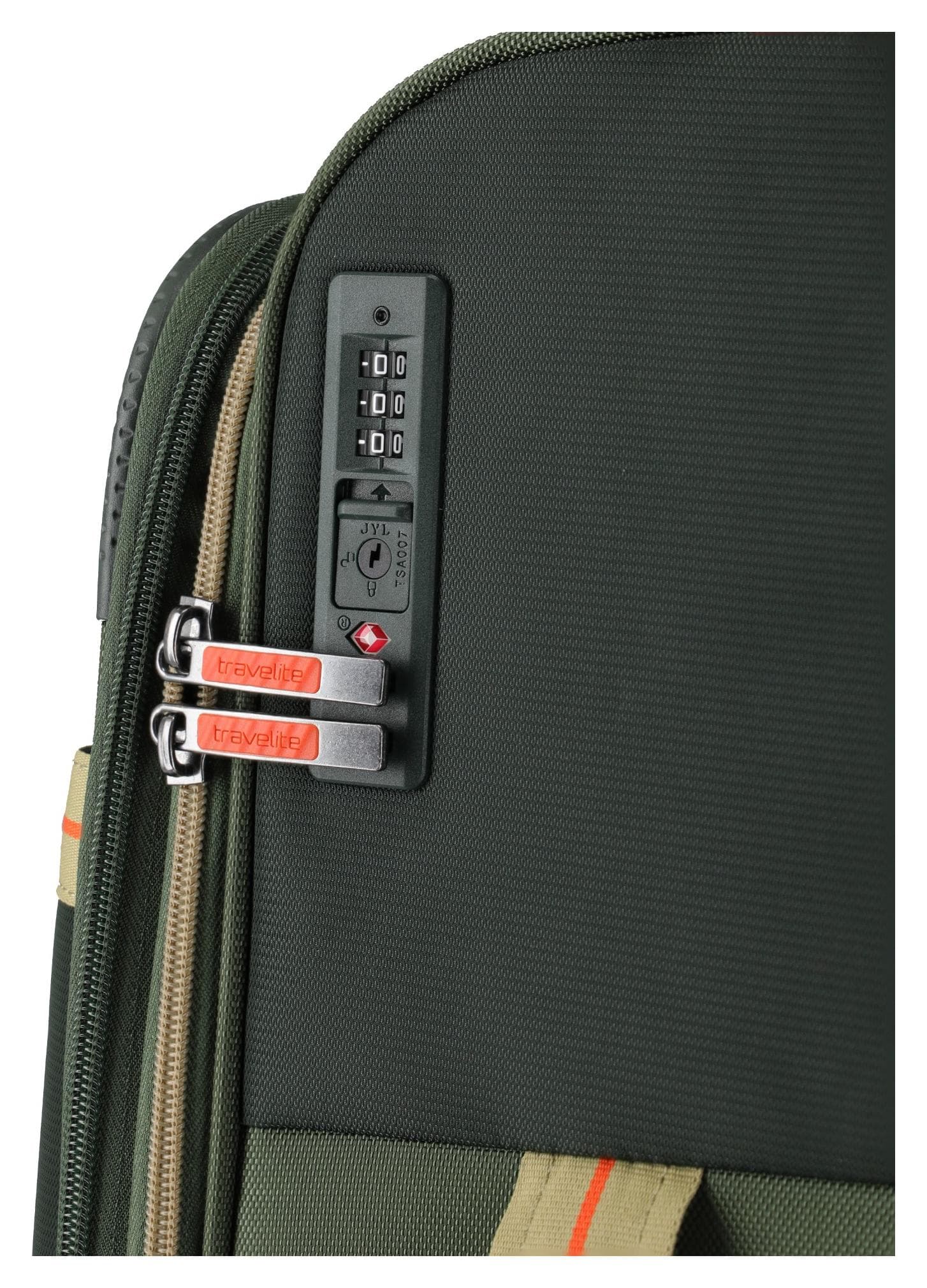 Střední textilní kufr Travelite Color Craze M Olive 3