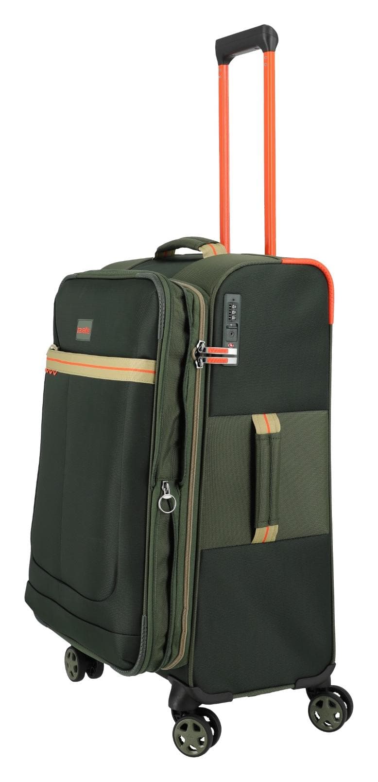 Střední textilní kufr Travelite Color Craze M Olive 5
