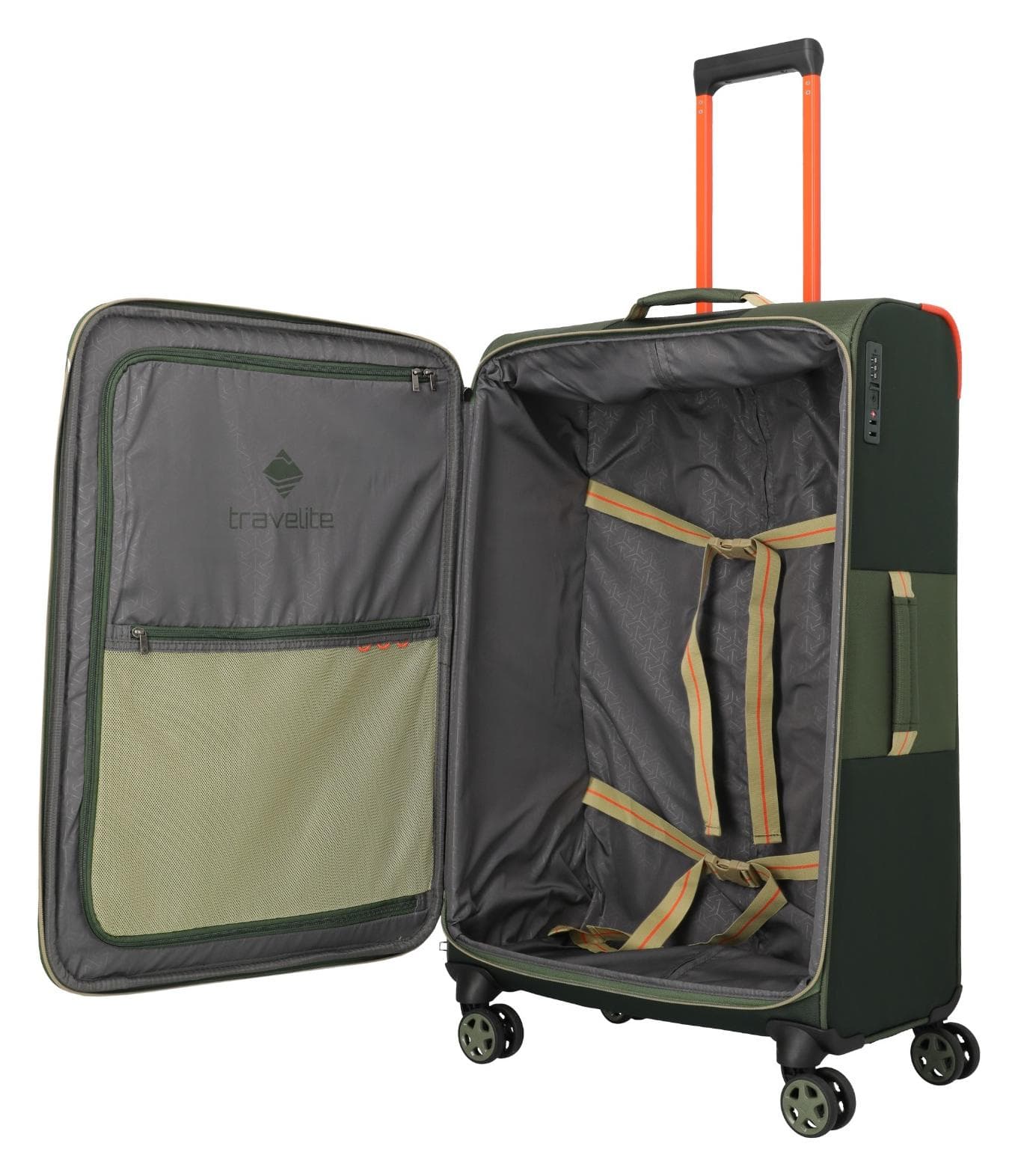 Velký cestovní kufr na kolečkách Travelite Color Craze L Olive 6