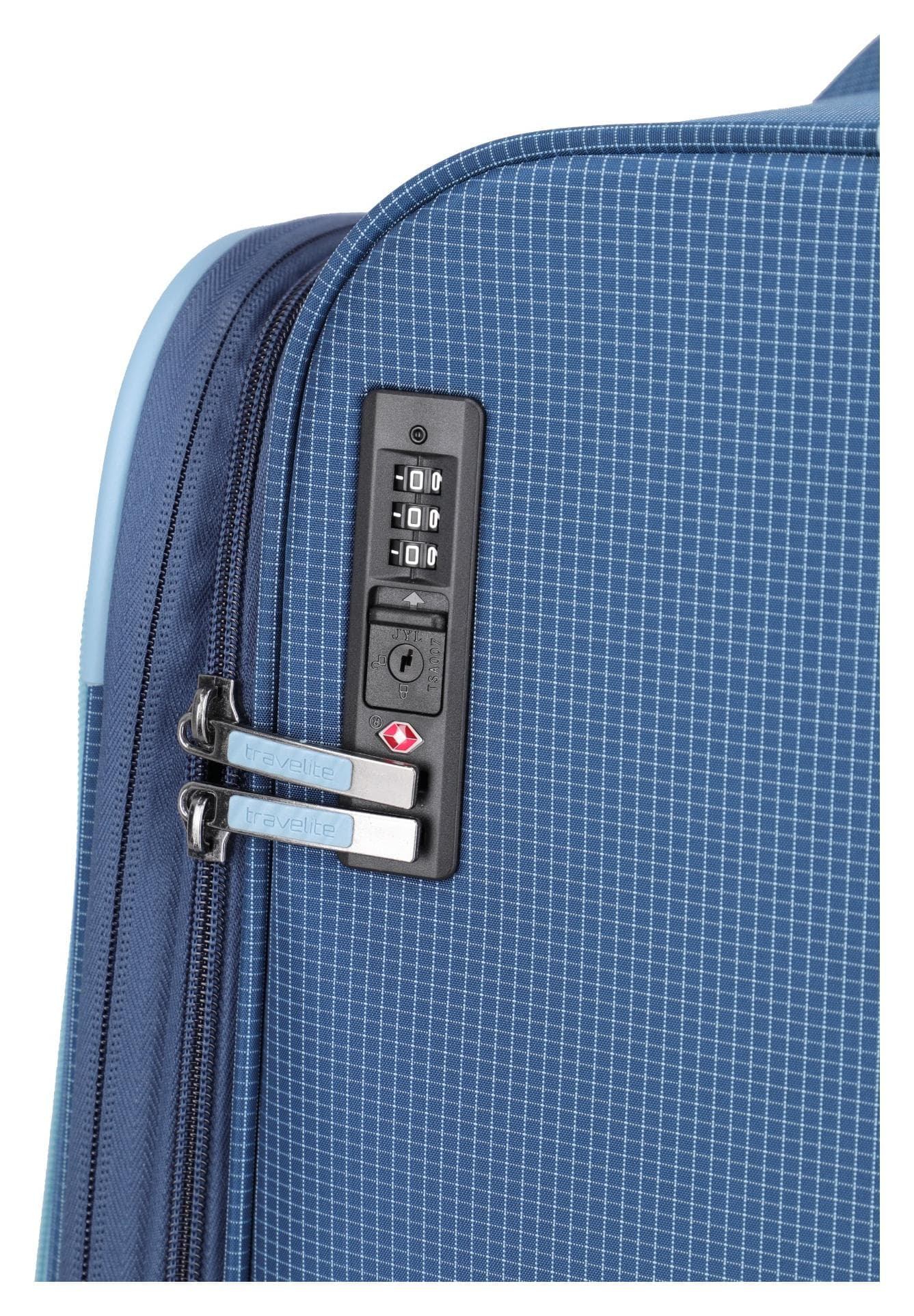 Střední textilní kufr Travelite Corsiica M Blue 3