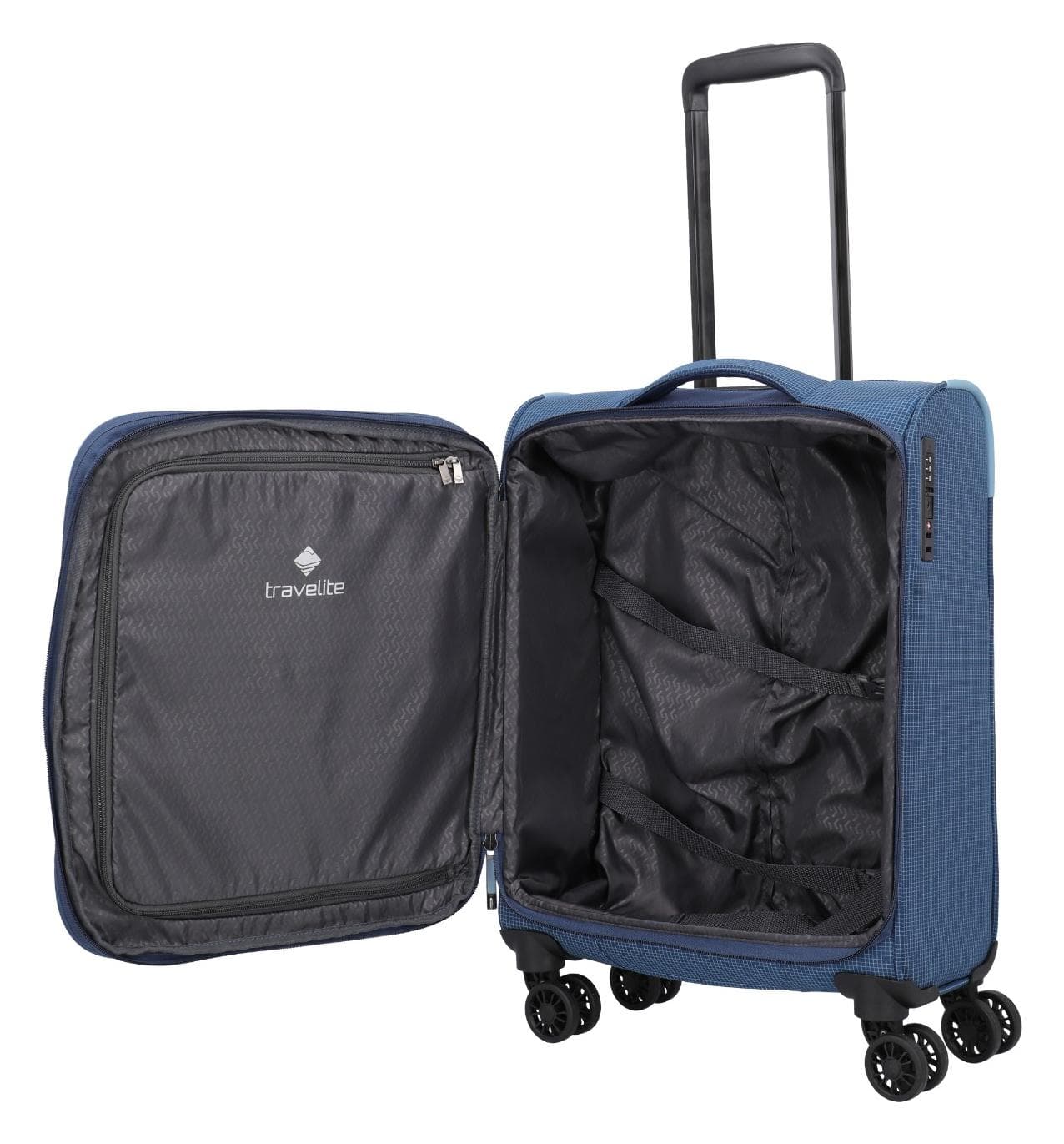 Textilní palubní kufr Travelite Corsiica S Blue 6