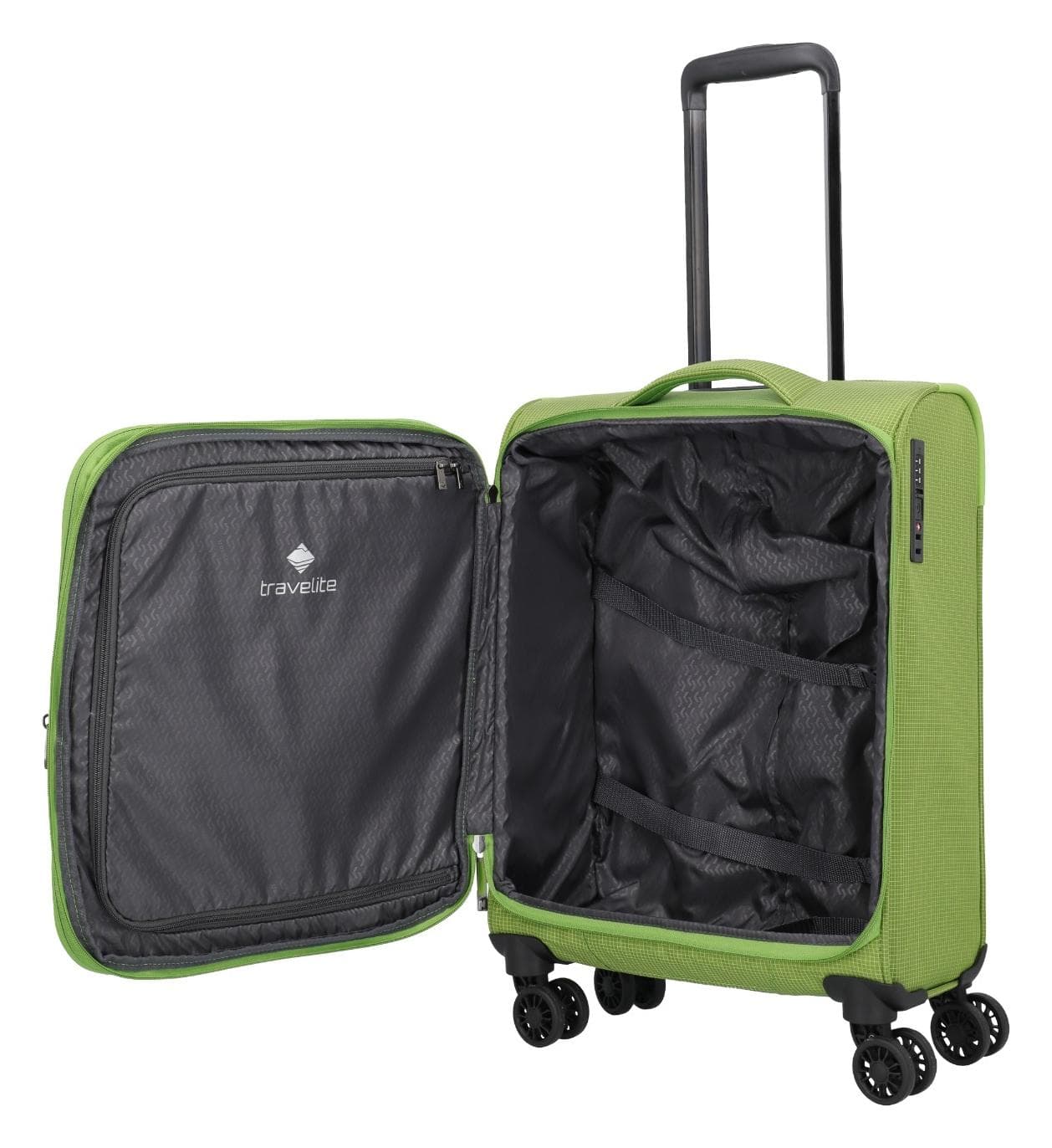 Textilní palubní kufr Travelite Corsiica S Fresh Green 6