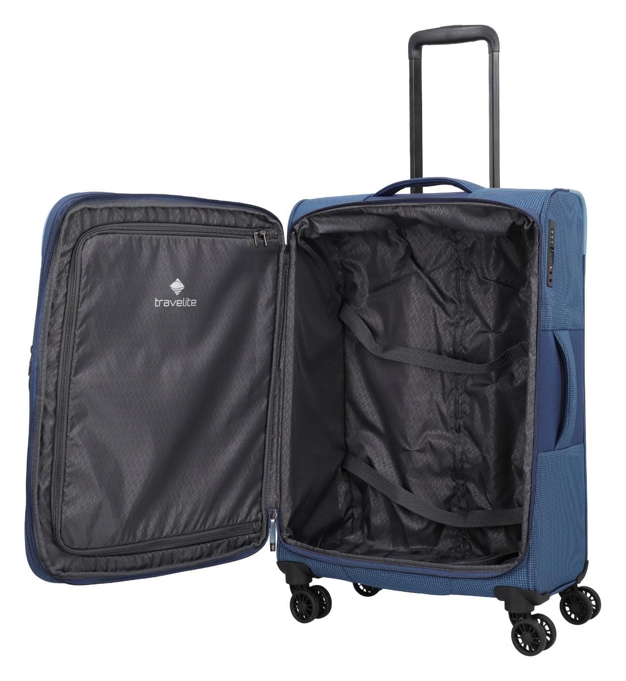 Střední textilní kufr Travelite Corsiica M Blue 6