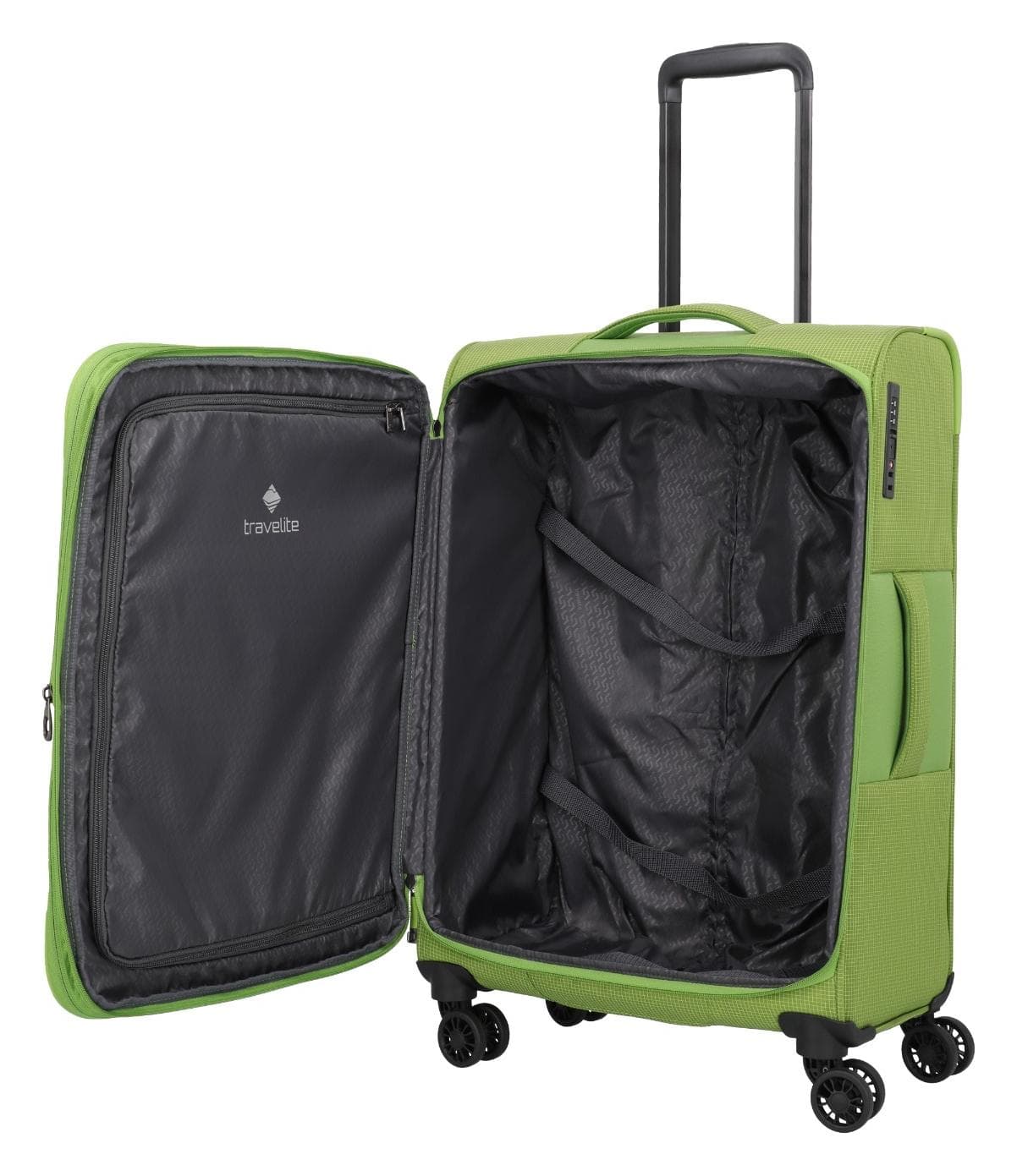 Střední textilní kufr Travelite Corsiica M Fresh Green 6