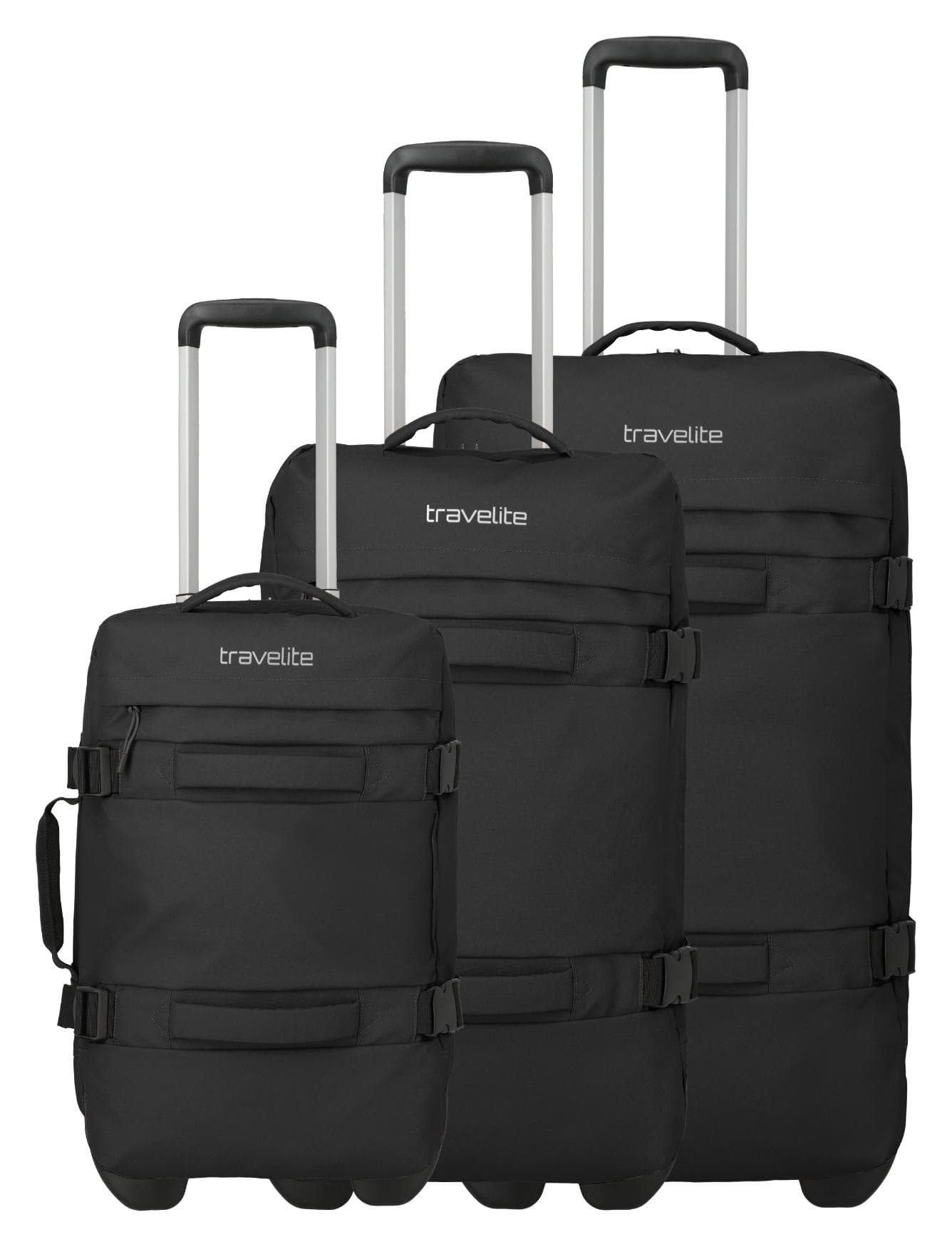Travelite Bolonia Wheeled Duffle S,M,L Black 4