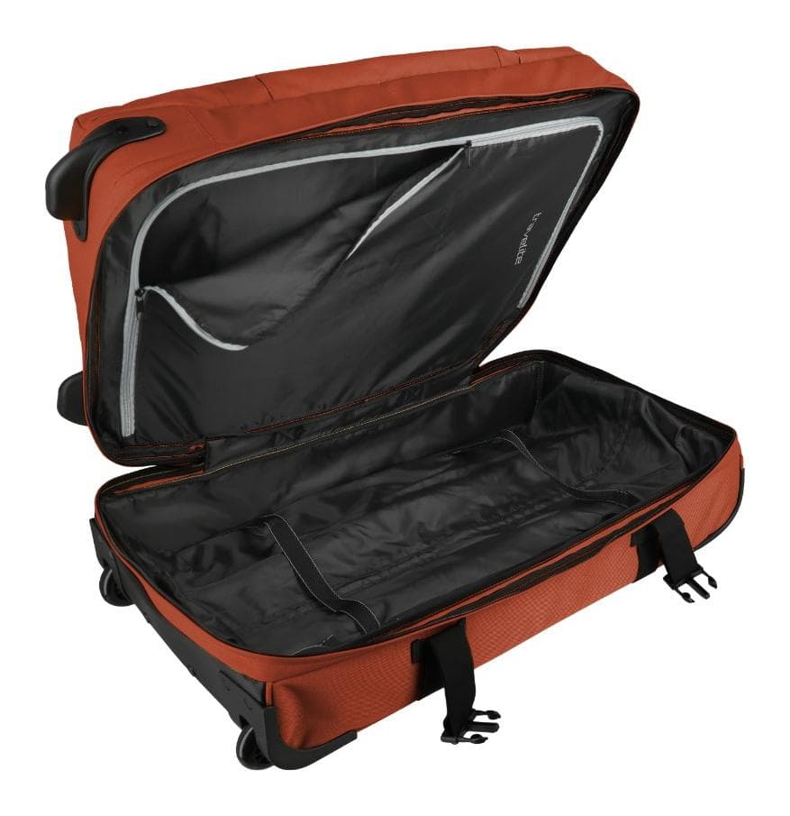 Cestovní taška na kolečkách Travelite Bolonia Wheeled Duffle S Orange 5