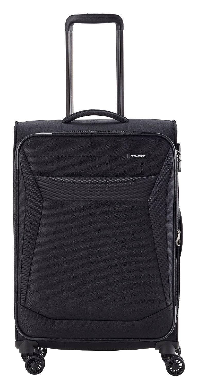 Střední textilní kufr Travelite Chios M Black 2