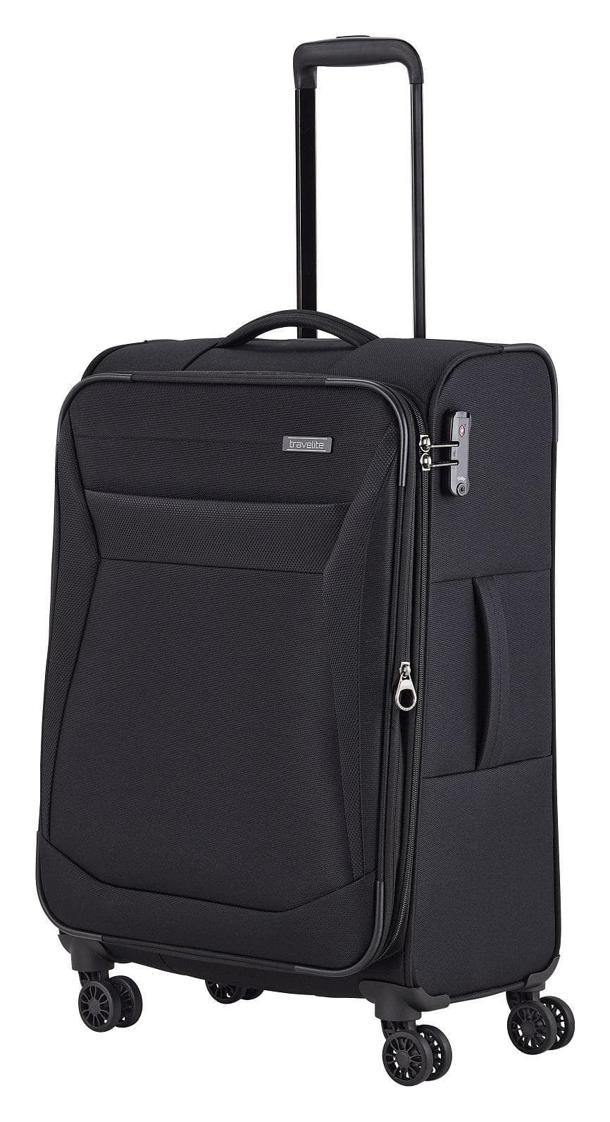 Střední textilní kufr Travelite Chios M Black