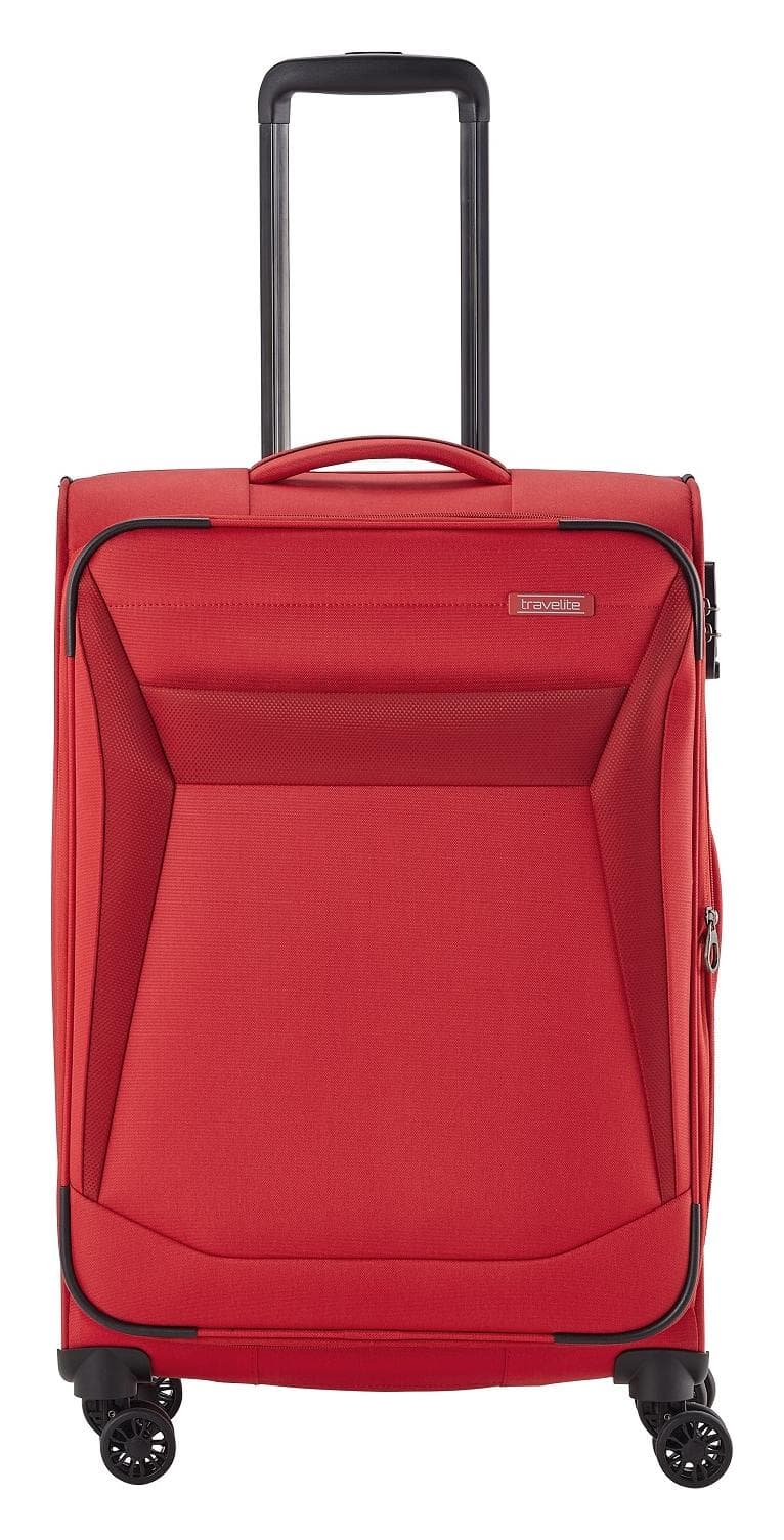 Střední textilní kufr Travelite Chios M Red 2