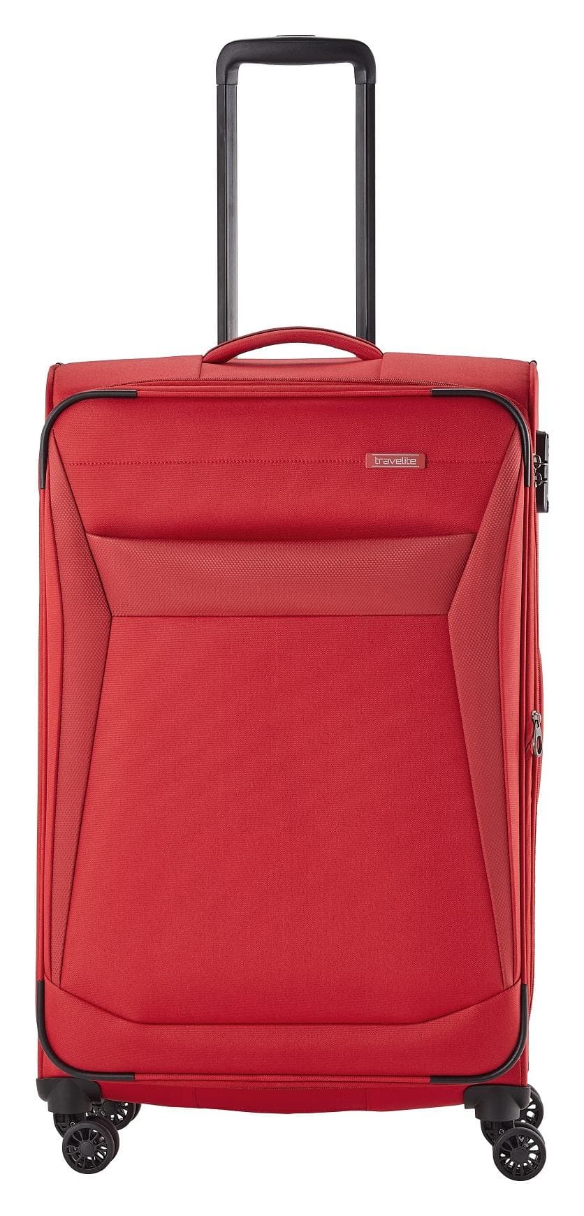 Velký textilní kufr na kolečkách Travelite Chios L Red 2