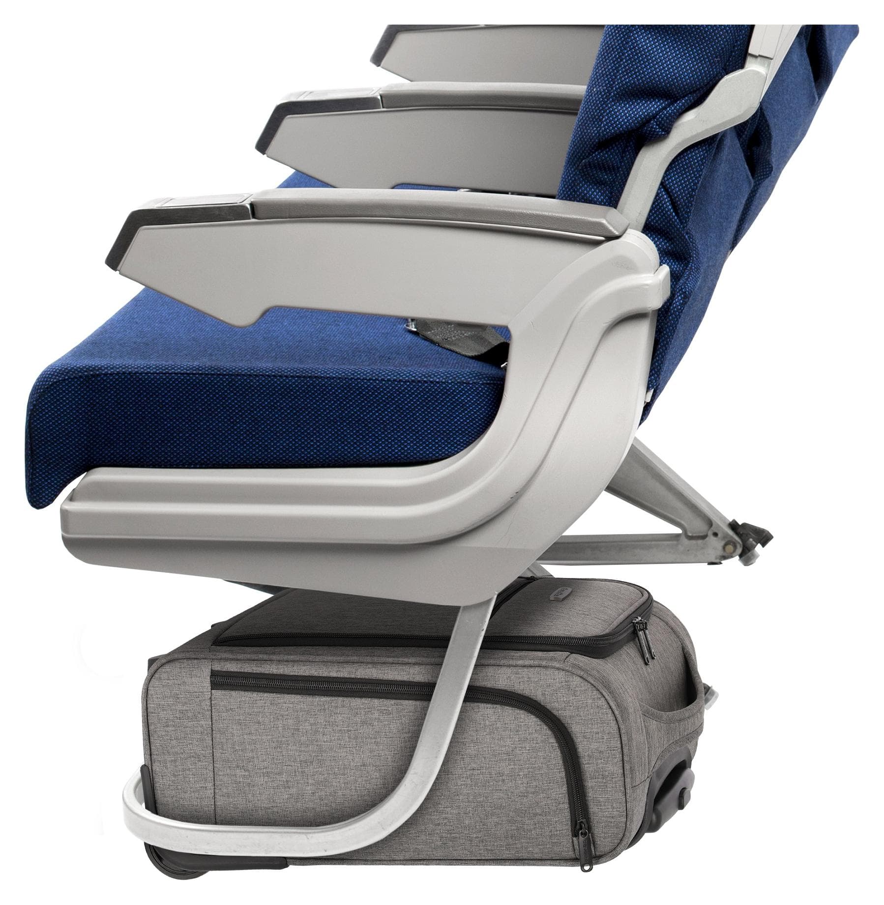Textilní palubní kufr Travelite Cabin 2w Underseater Grey Melange 6