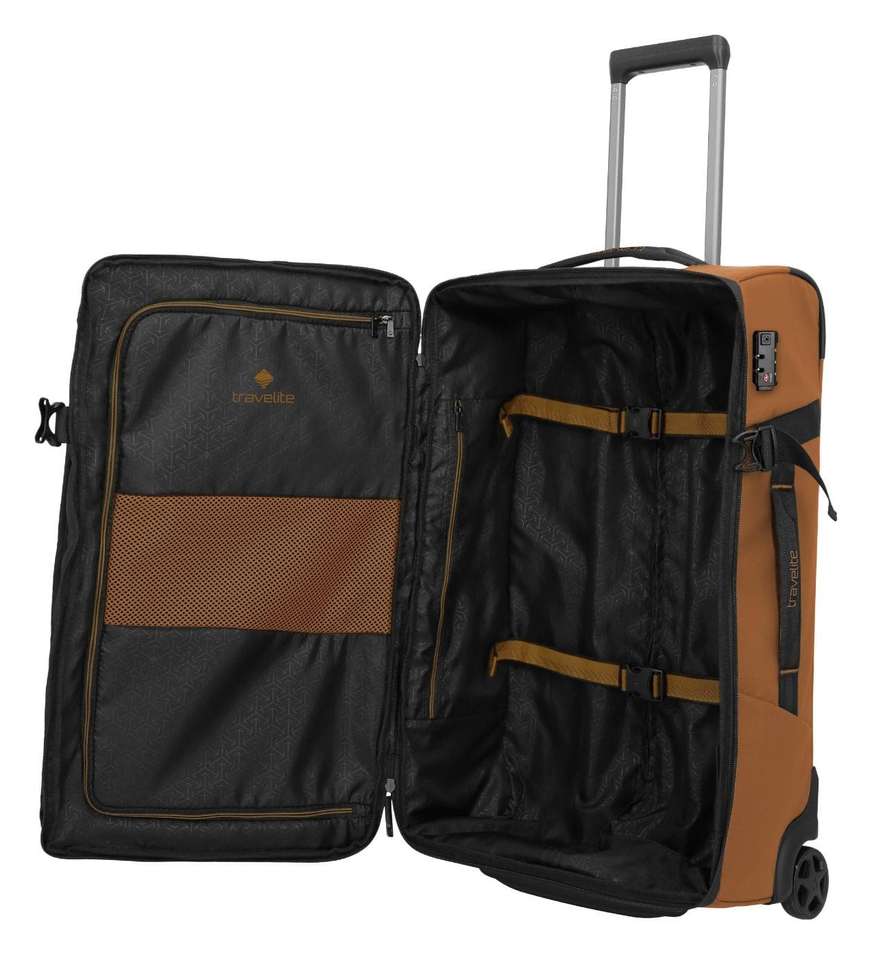 Cestovní taška na kolečkách Travelite Briize Wheeled Duffle M Curry 2