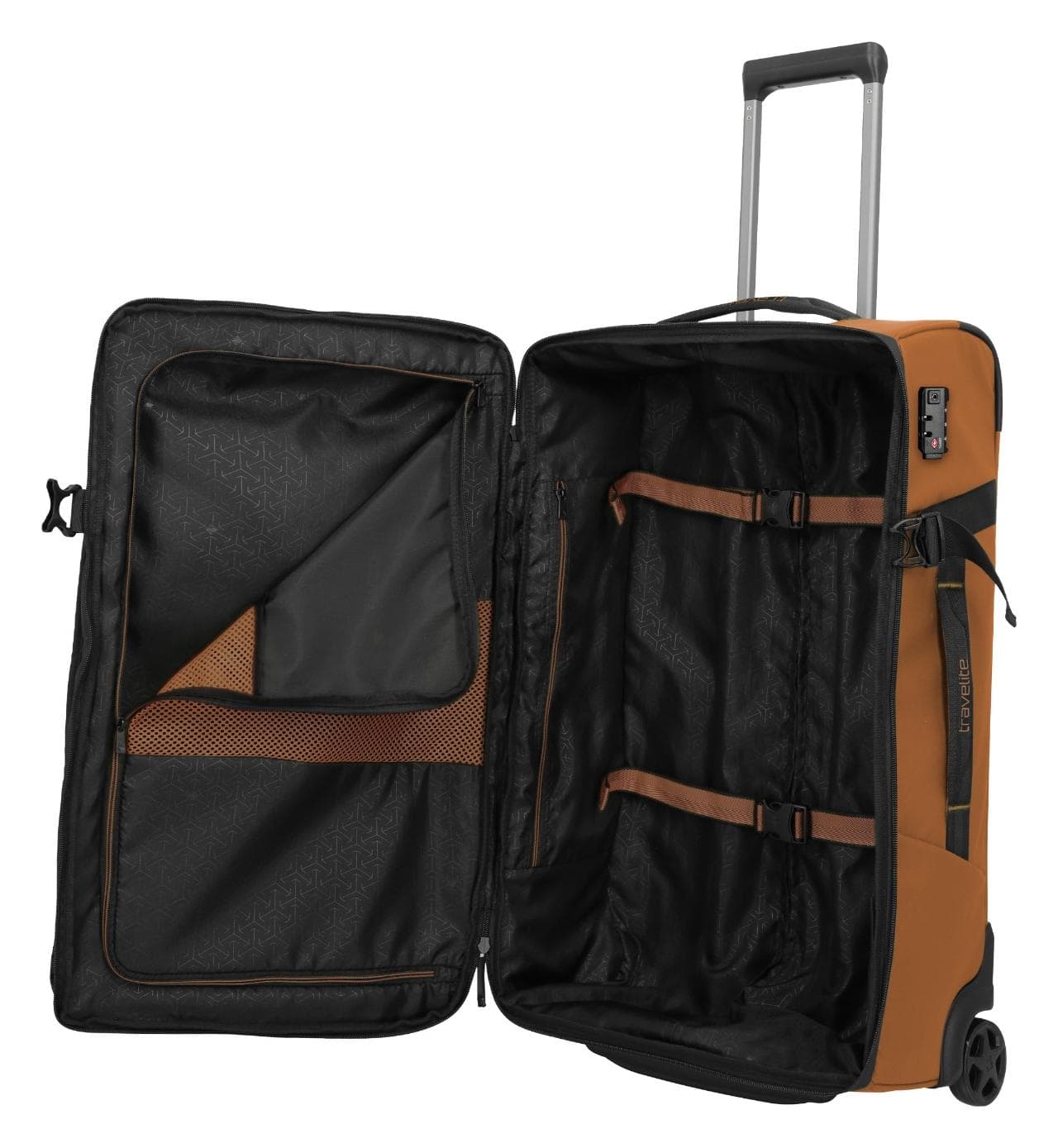 Cestovní taška na kolečkách Travelite Briize Wheeled Duffle M Curry 3