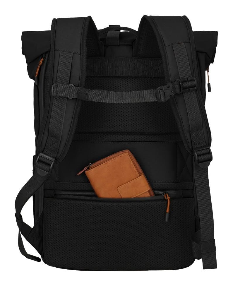 Rolovací batoh Travelite Briize Backpack M Roll-Up Black 6