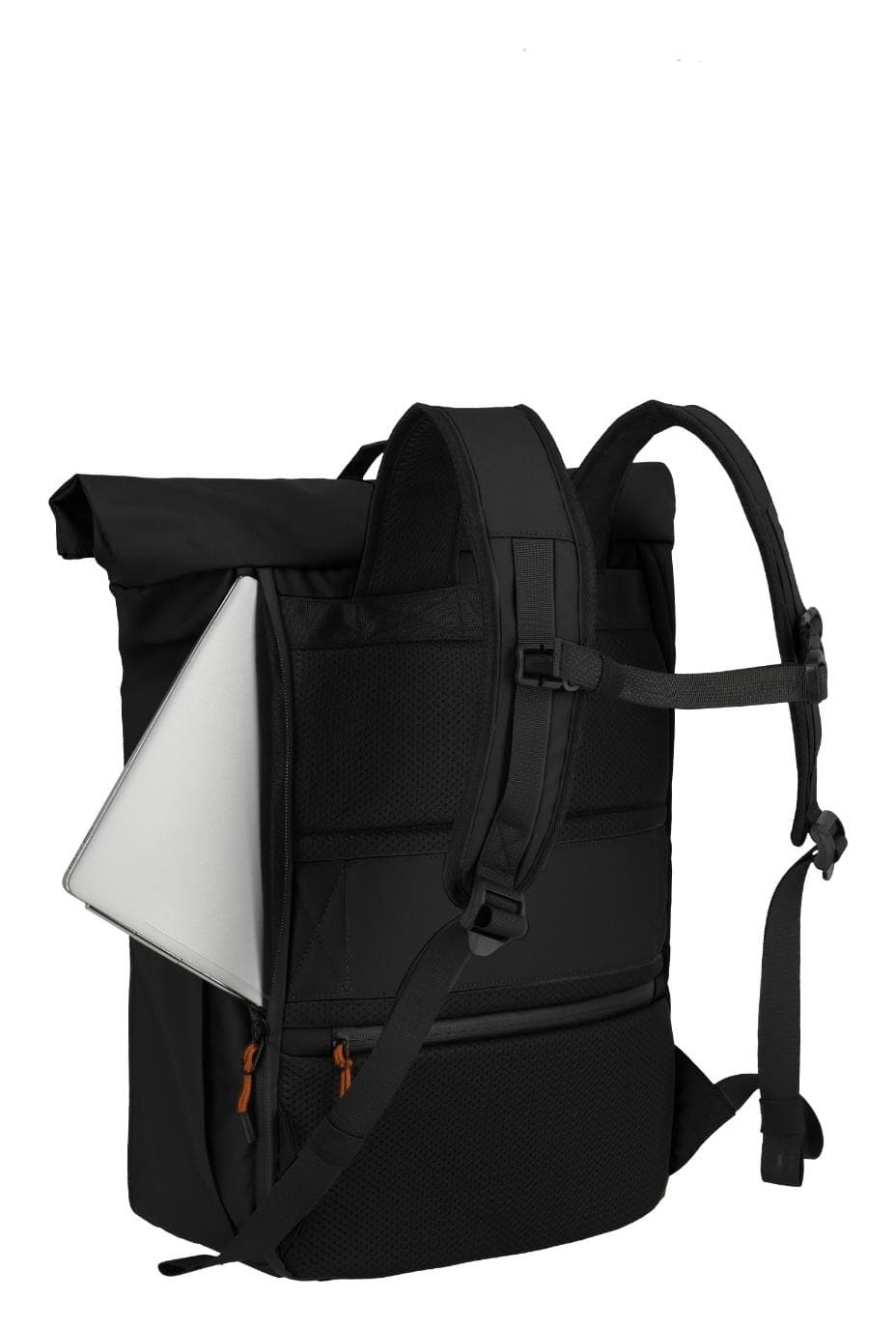 Rolovací batoh Travelite Briize Backpack M Roll-Up Black 4