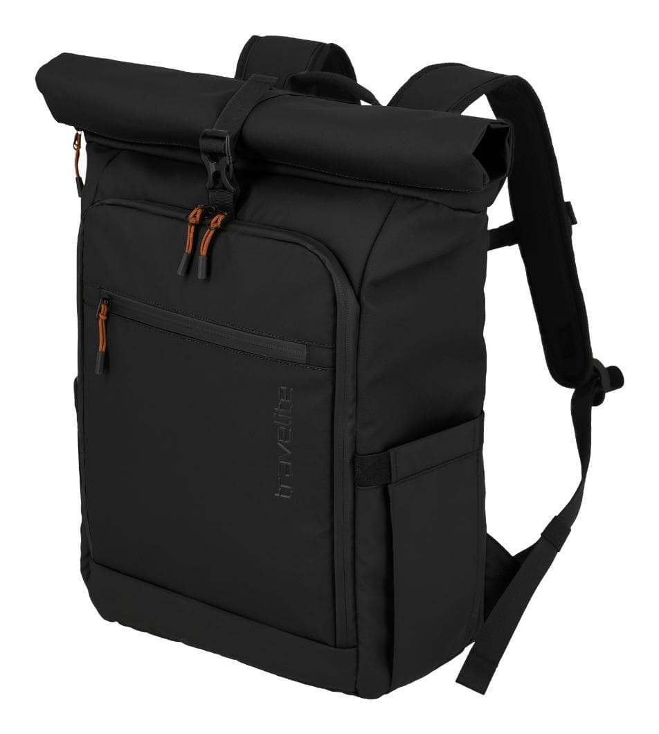 Rolovací batoh Travelite Briize Backpack M Roll-Up Black 2