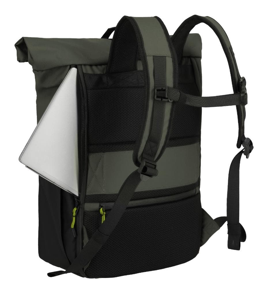 Rolovací batoh Travelite Briize Backpack M Roll-Up Khaki 5
