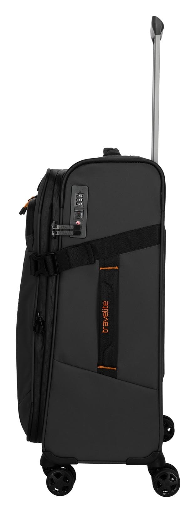 Střední textilní kufr na kolečkách Travelite Briize M Black 4