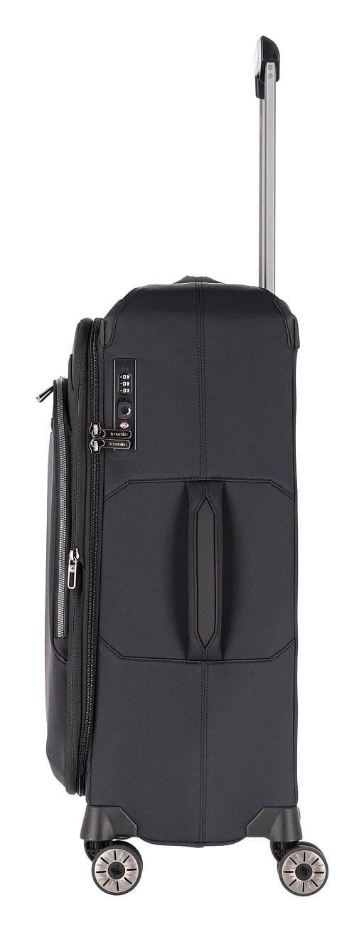 Střední cestovní kufr na kolečkách Travelite Priima M Black 3