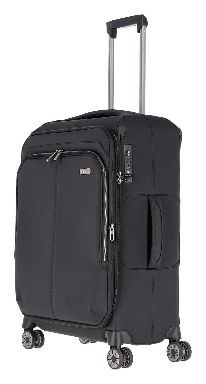 Střední cestovní kufr na kolečkách Travelite Priima M Black 6