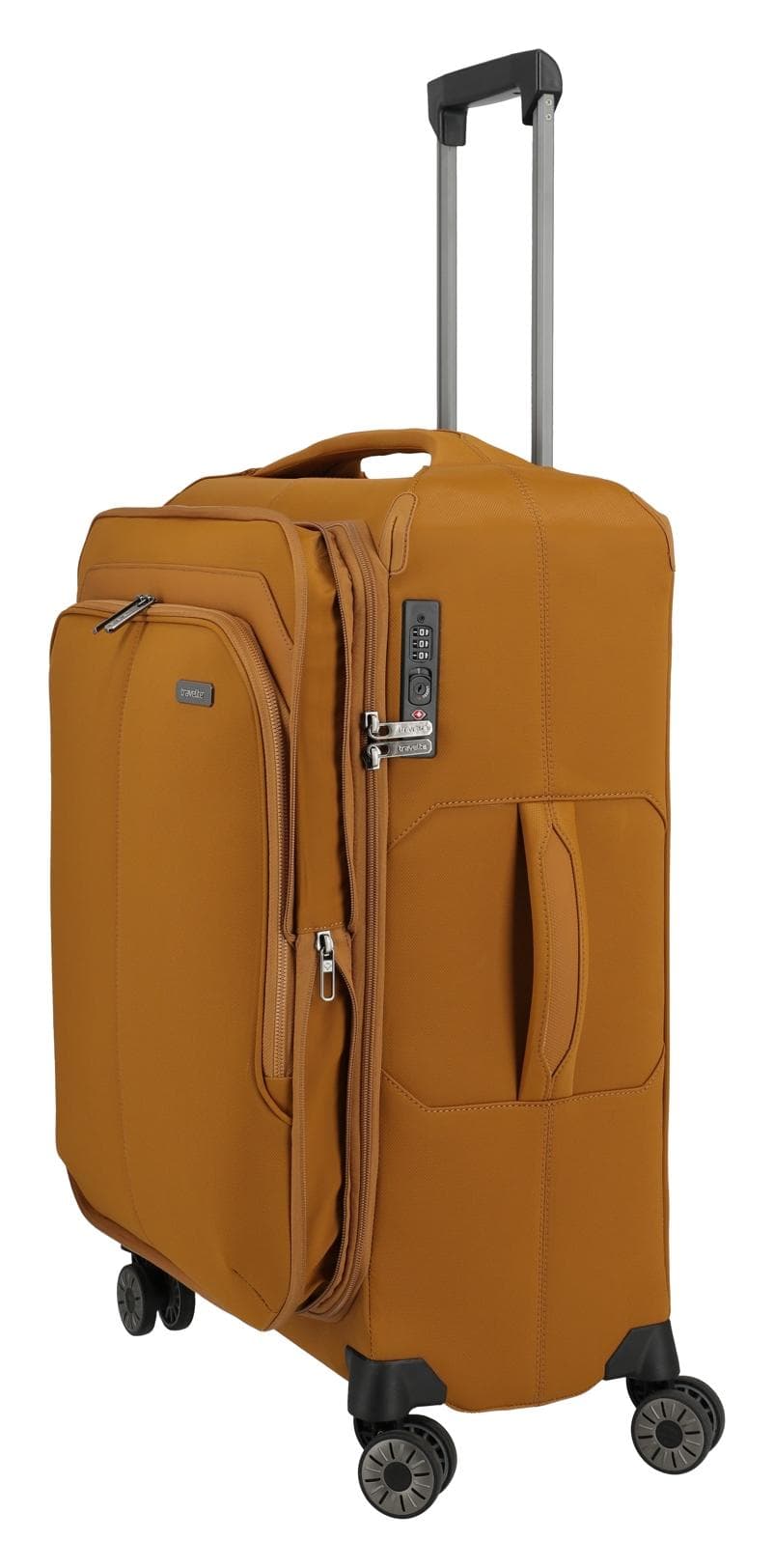 Střední cestovní kufr na kolečkách Travelite Priima M Curry 3