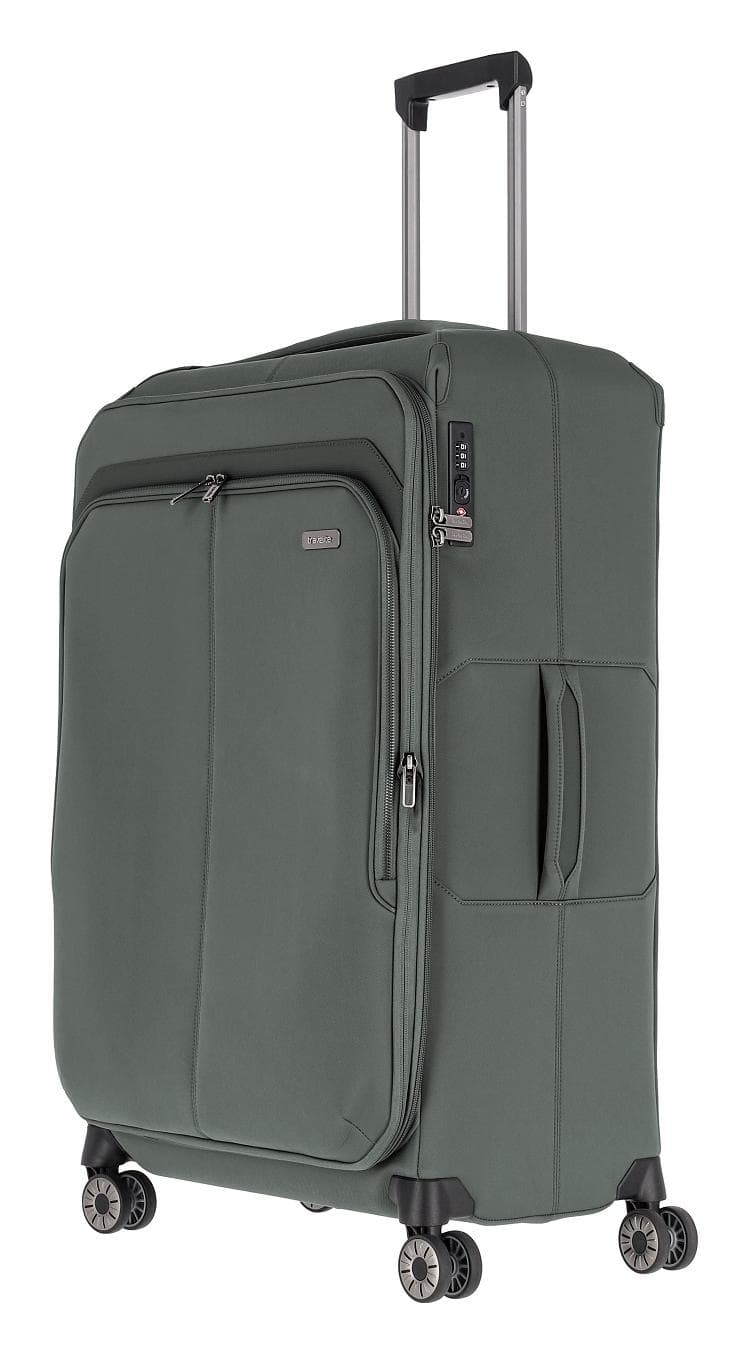 Velký textilní kufr na kolečkách Travelite Priima L Olive 6