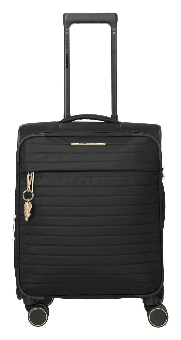 Textilní palubní kufr Travelite BARBARA Stepp S Black