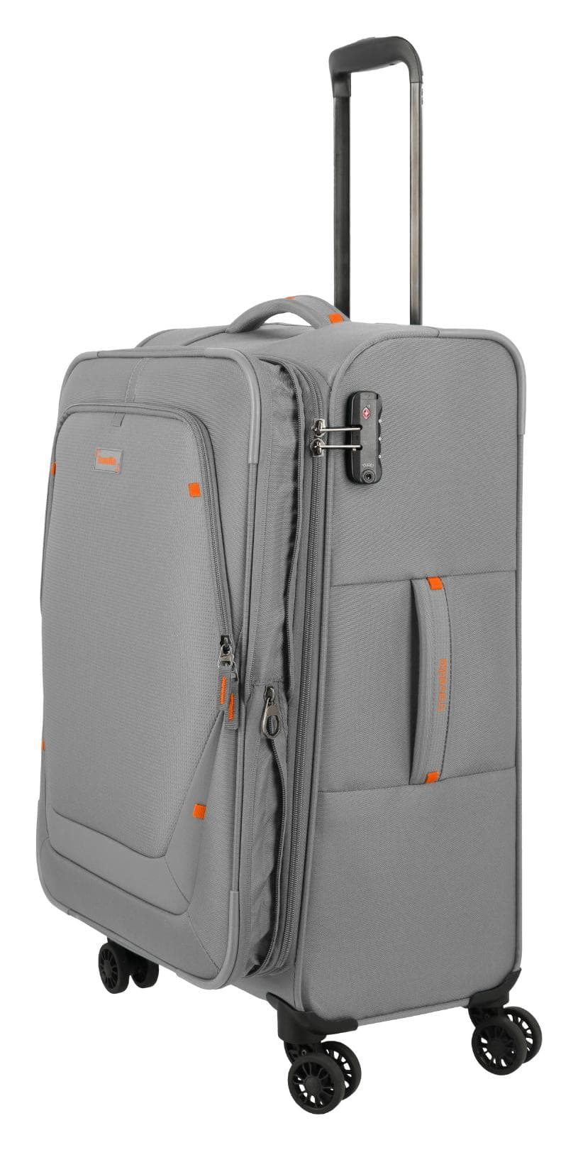 Střední textilní kufr Travelite Umbria M Smoky Grey 6