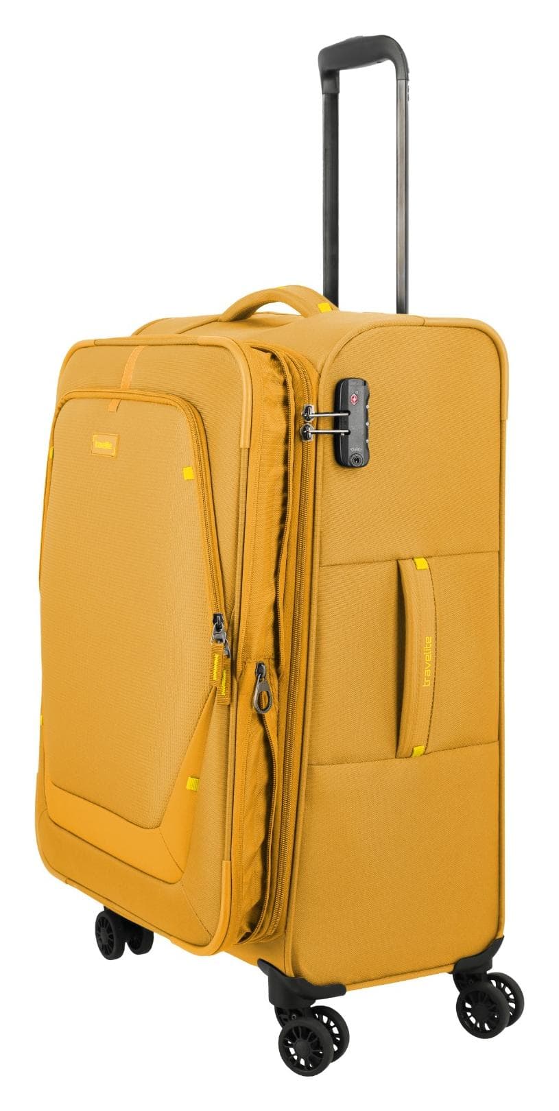Střední textilní kufr Travelite Umbria M Golden Glow 6
