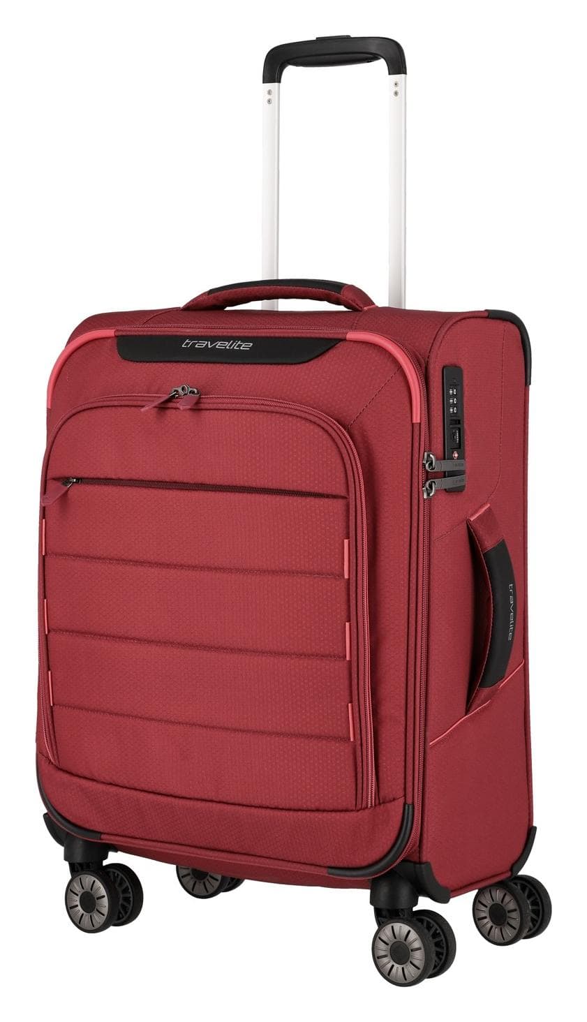 Sada cestovních kufrů Travelite Skaii 4w S,M,L Red 3