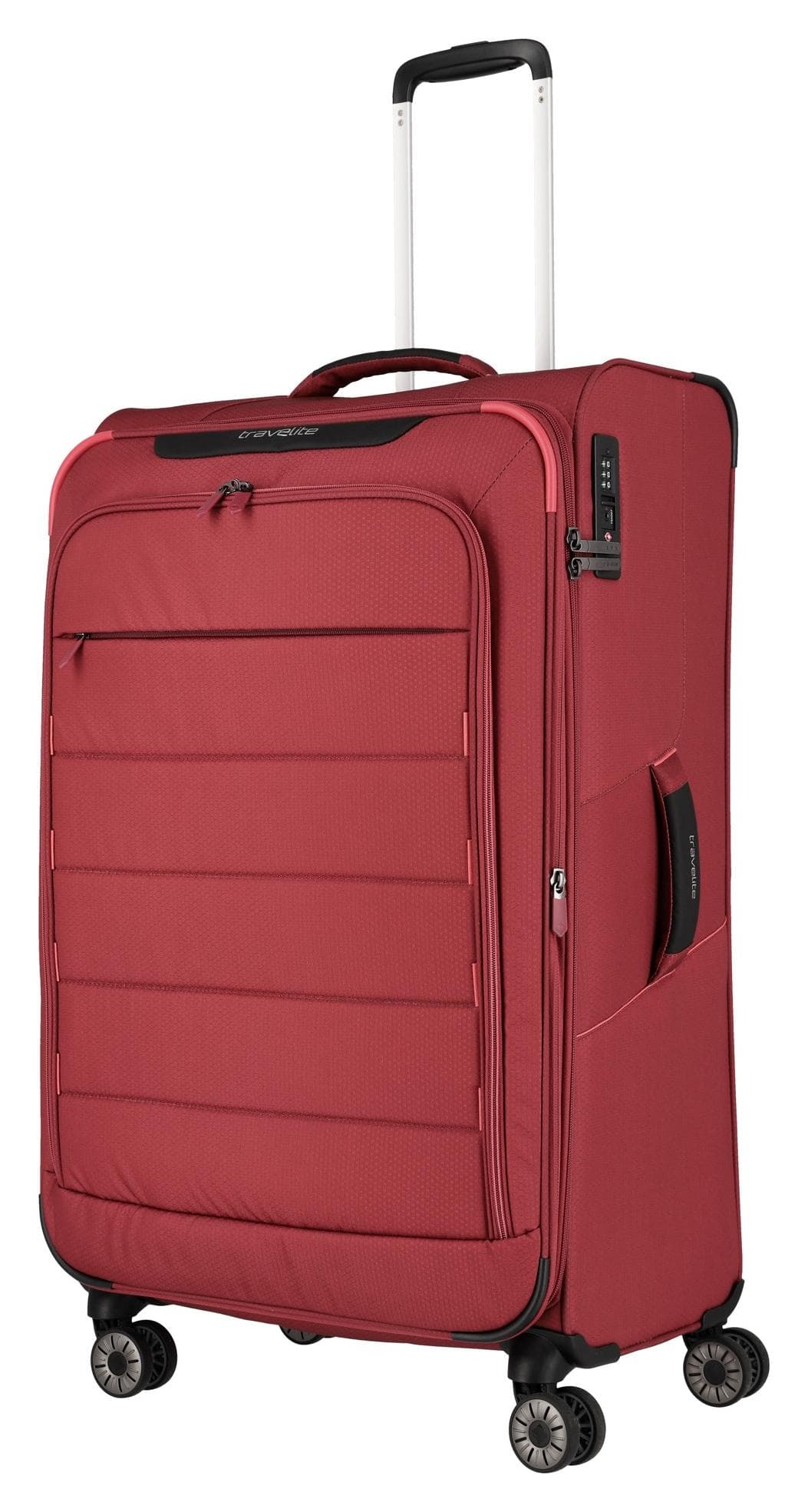 Velký cestovní kufr na kolečkách Travelite Skaii 4w L Red
