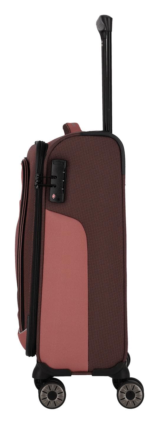 Kufr do letadla 55x40x20 Travelite Viia 4w S Rose 3