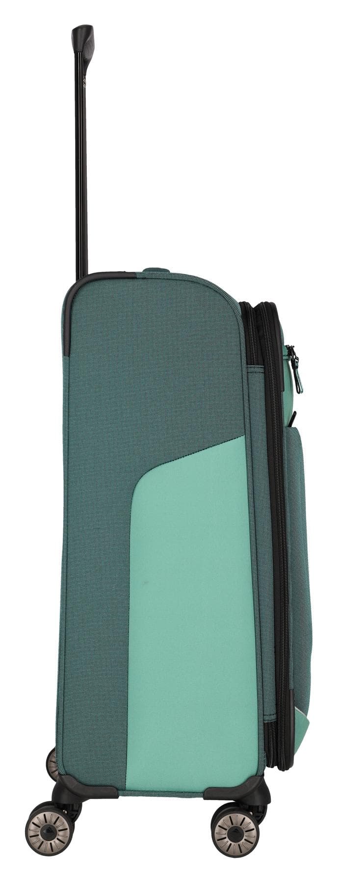 Střední textilní kufr Travelite Viia 4w M Green 5