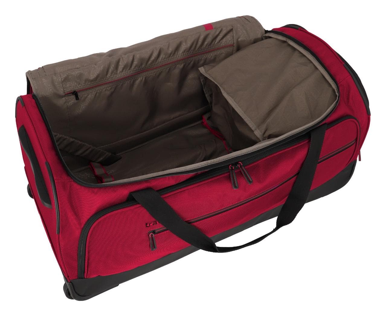 Cestovní taška na kolečkách Travelite Crosslite 5.0 Wheeled Duffle L Red 5