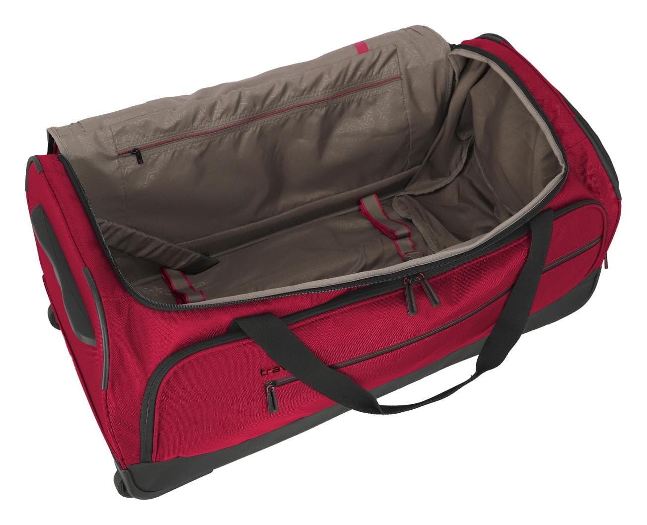 Cestovní taška na kolečkách Travelite Crosslite 5.0 Wheeled Duffle L Red 4