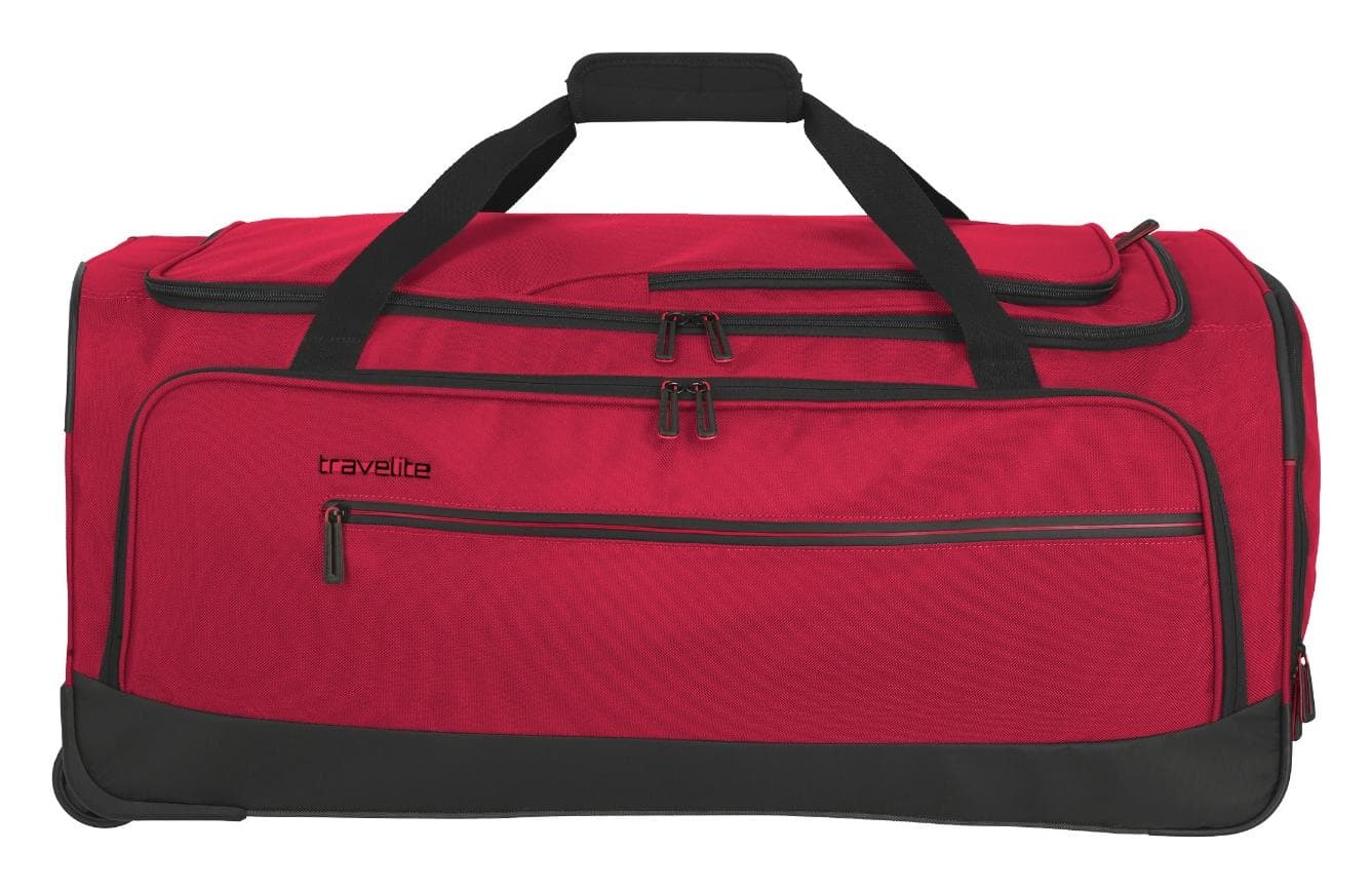 Cestovní taška na kolečkách Travelite Crosslite 5.0 Wheeled Duffle L Red 2