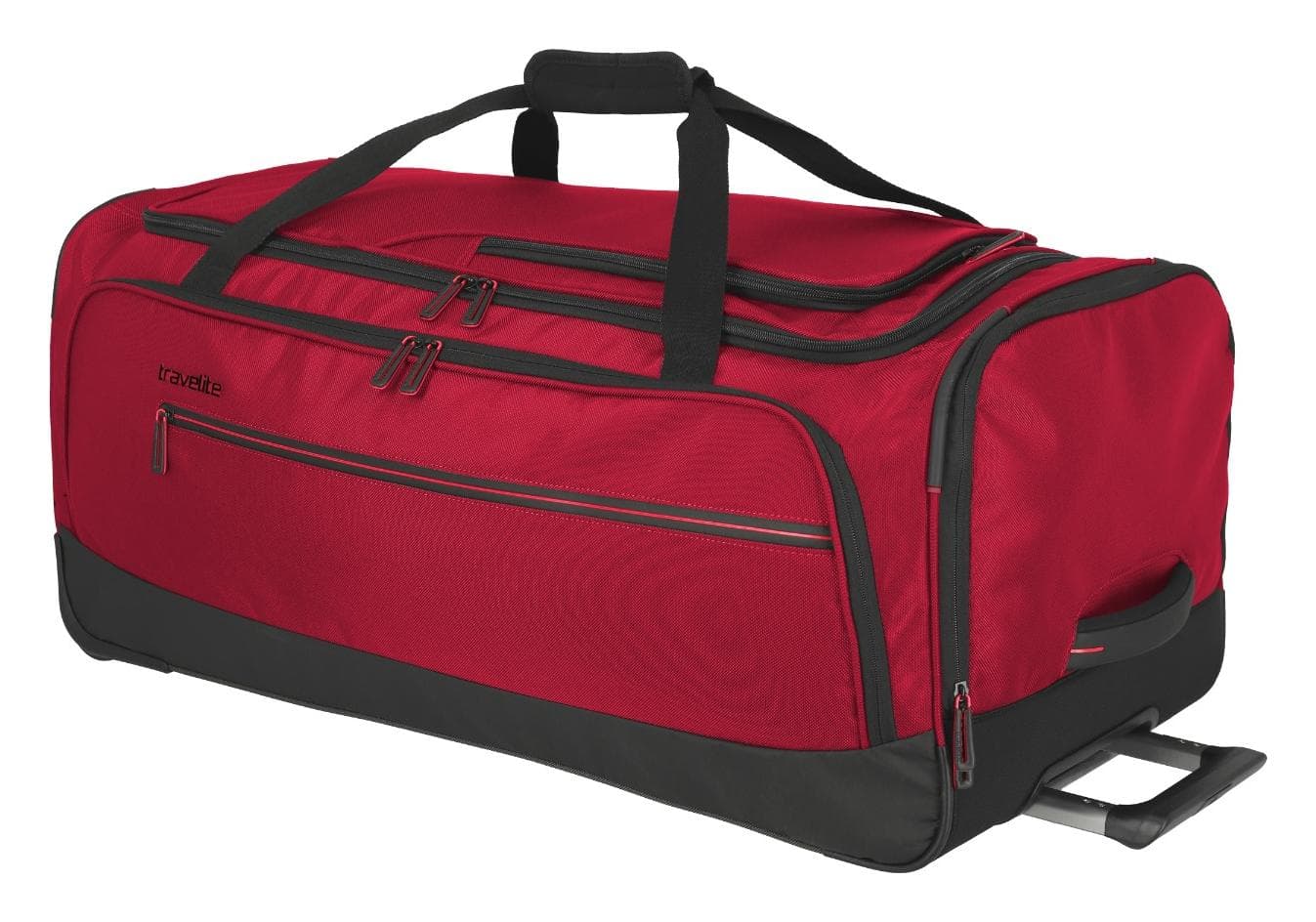 Cestovní taška na kolečkách Travelite Crosslite 5.0 Wheeled Duffle L Red 6