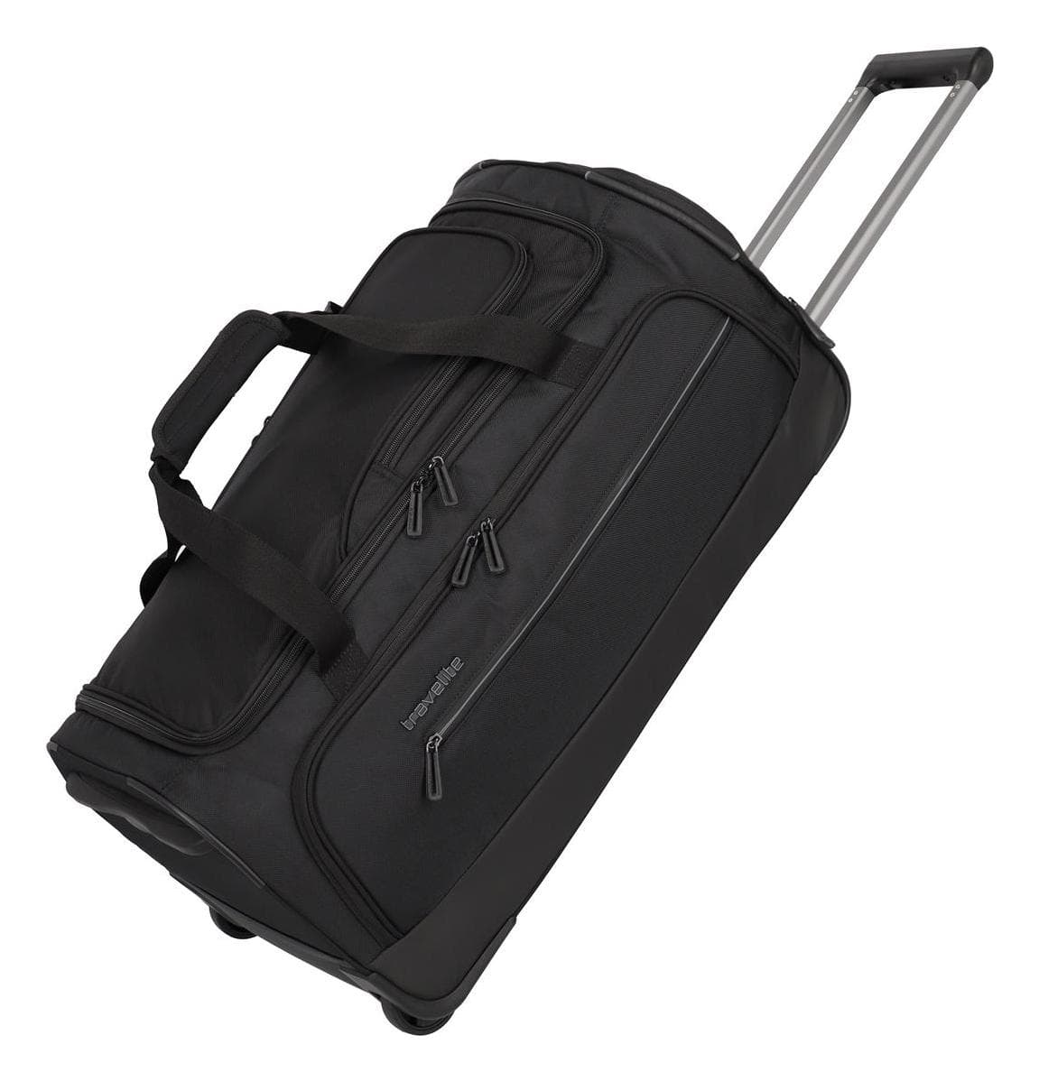 Cestovní taška na kolečkách Travelite Crosslite 5.0 Wheeled Duffle M Black