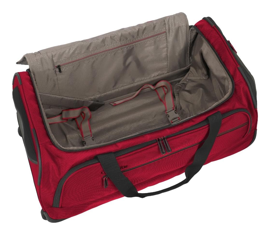 Cestovní taška na kolečkách Travelite Crosslite 5.0 Wheeled Duffle M Red 4